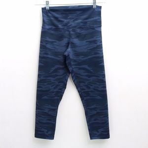 DYI Define Your Inspiration Women’s High Rise Blue Camouflage Leggings Large